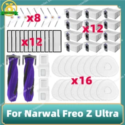 Compatible For Narwal Freo Z Ultra / YJCC017 Parts Main Roller Side Brush Mop Cloth Dust Bag Cover Hepa Filter Accessories
