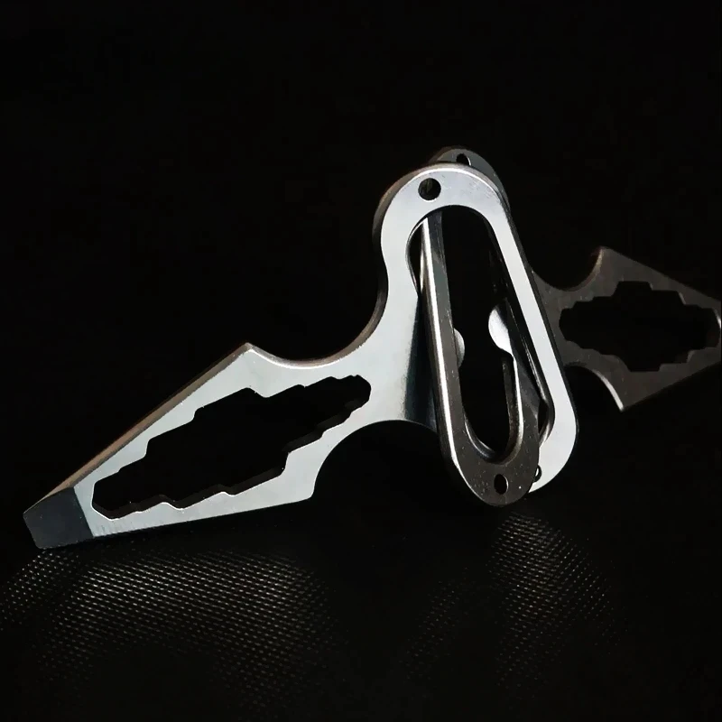 Self Defense Weapons Outdoor EDC Survival Tool Defence Personal Keychian Stinger Bottle Combination Opener Wrench for Men Women