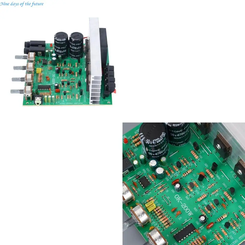 

OK200W 2-канальный модуль усилителей 4-8 Ом, плата двойной группы AC18-26V, 2-канальная плата усилителей мощности, готовая плата