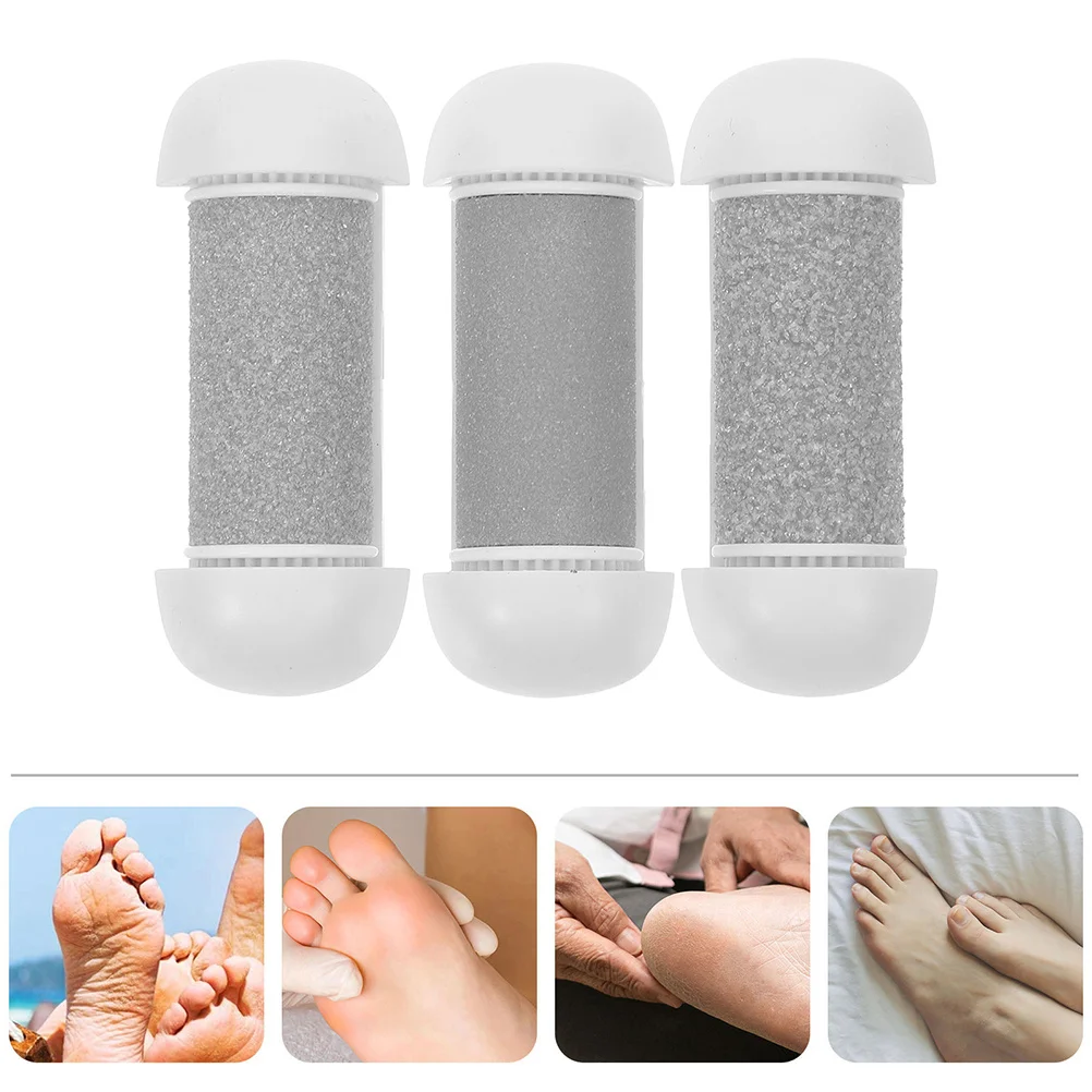 

6Pcs Foot Grinder Replacement Heads Coarse Refill Rollers for Feet Pedicure Tools Foot Grinder Replacement Heads