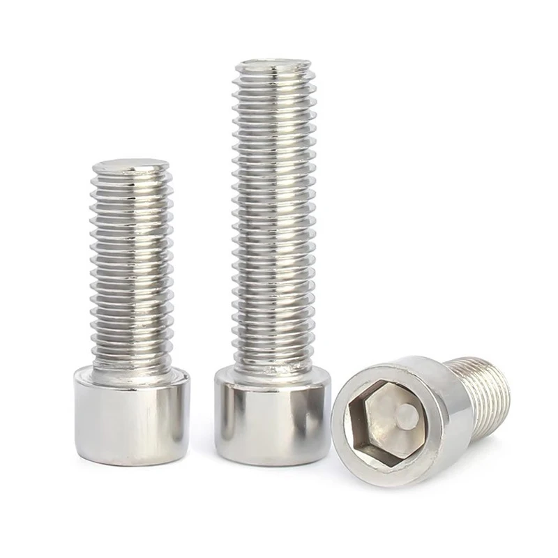 350pcs M3 M4 M5 M6 Allen Hexagon Hex Socket Head Cap Bolt Screw 201 Stainless Steel Screws Fastener Hardware Accessories
