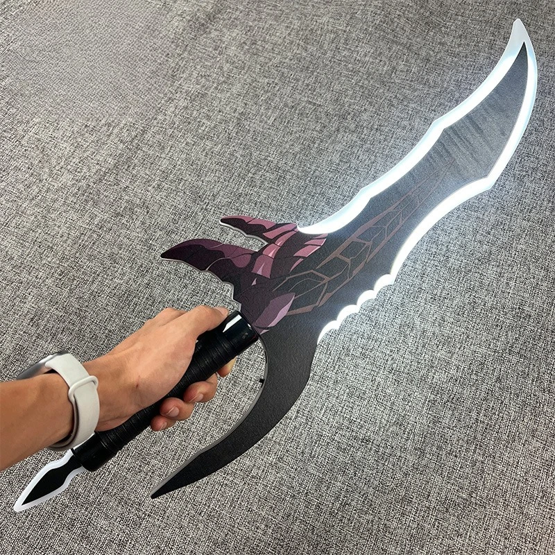 Solo Leveling 58cm/22.83in Luminous Toy Wooden Sword Anime Peripherals Model Props Collectible Cosplay Display Boy Birthday Gift