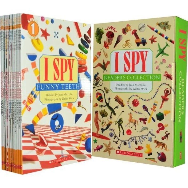 13PCS Box Set I Spy Reader Collection Visual Discovery English Picture Book Child Early Education Kids Reading Age 3-6 Years