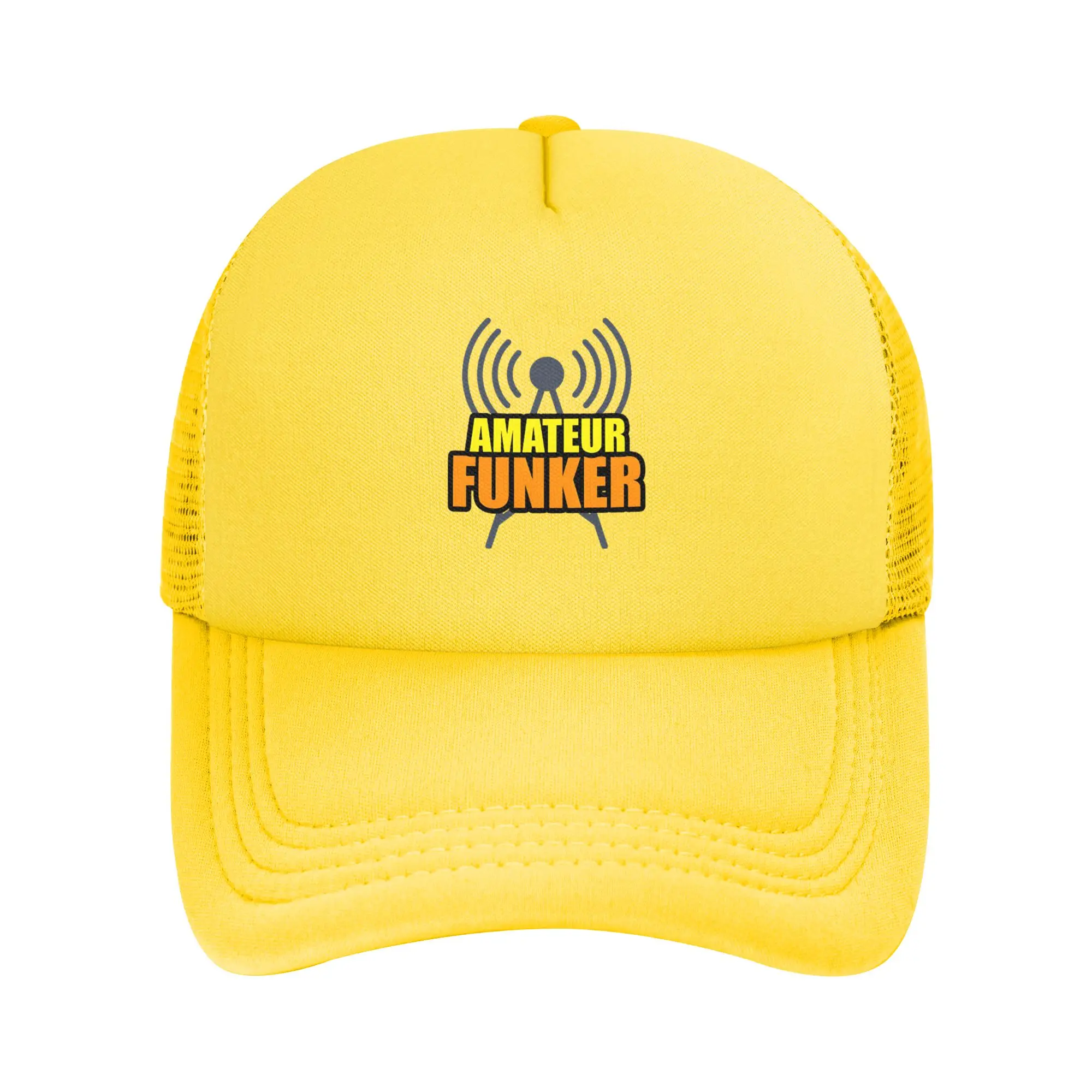 Amateurfunker-Gorra de camionero para operador de Radio Ham, gorra de trabajador de camionero, sombrero de pesca, gorra de béisbol de malla de poliéster transpirable
