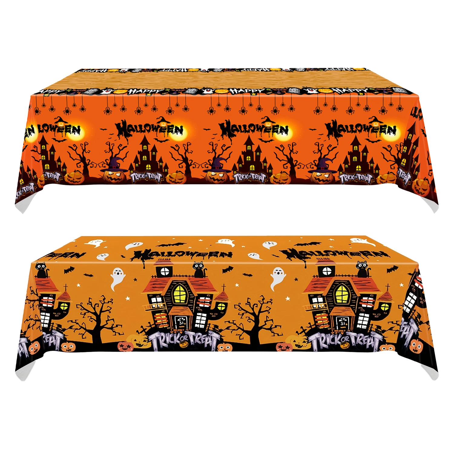 Halloween Theme Tablecloths Pu - Table Cloth Disposable 评论和价格