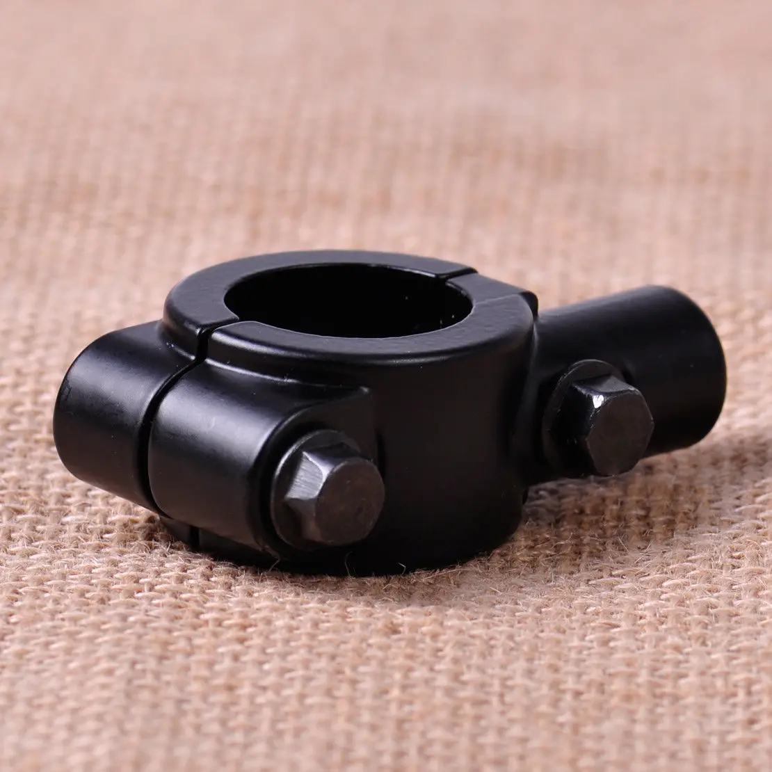 Aluminum Motorcycle Mirror Mount Holder Clamp Adaptor M10 Thread for Rearview Mirror Use on 22mm Diameter Handlebars Confirmed