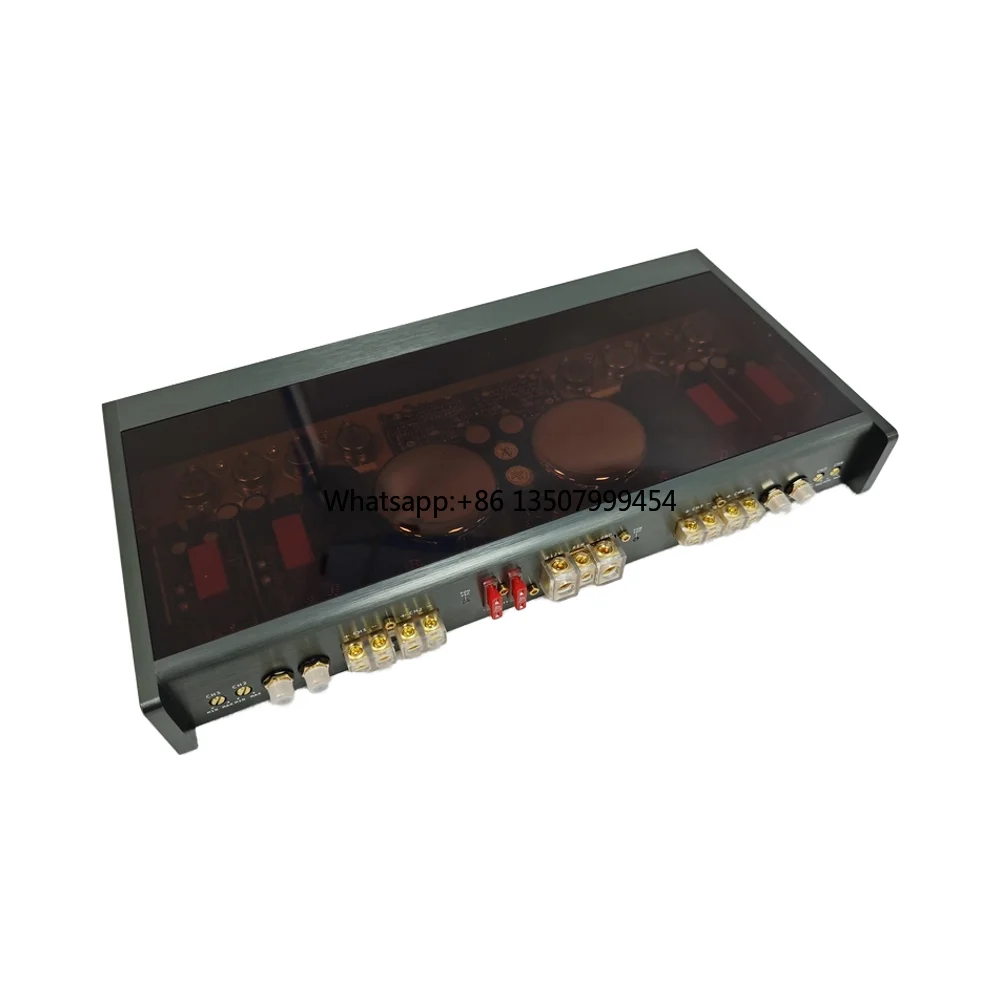 Customized TELUNSHI 150.4 4-Channel D Class Car Subwoofer Amplifier 150W RMS Full Range Sound Quality Aluminium Transparent