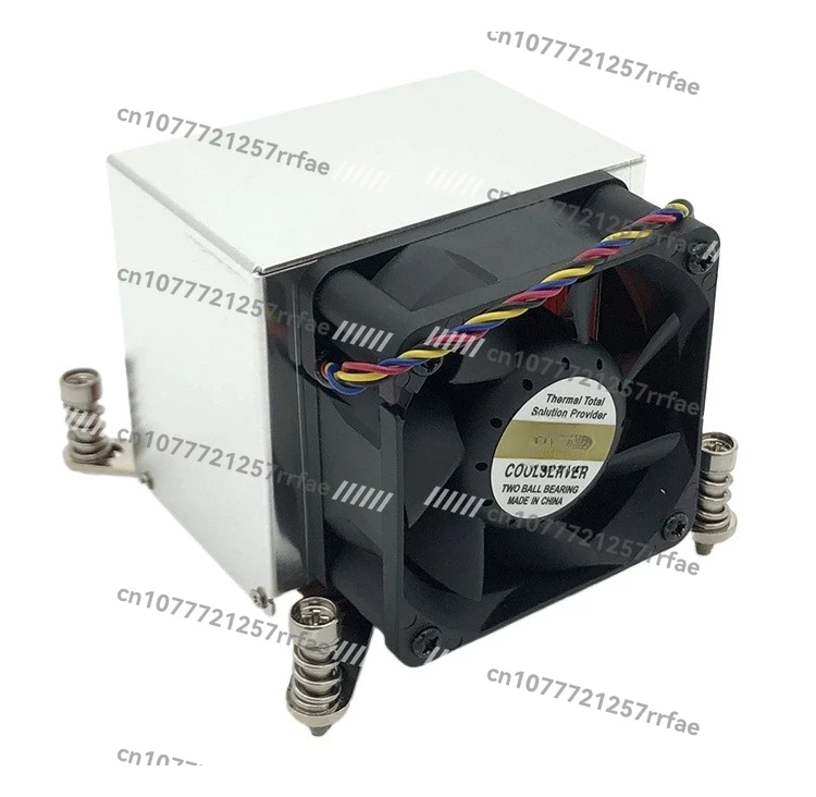 Brand new server 2011 115X 2U chassis cpu radiator temperature control double ball fan pure copper air cooling