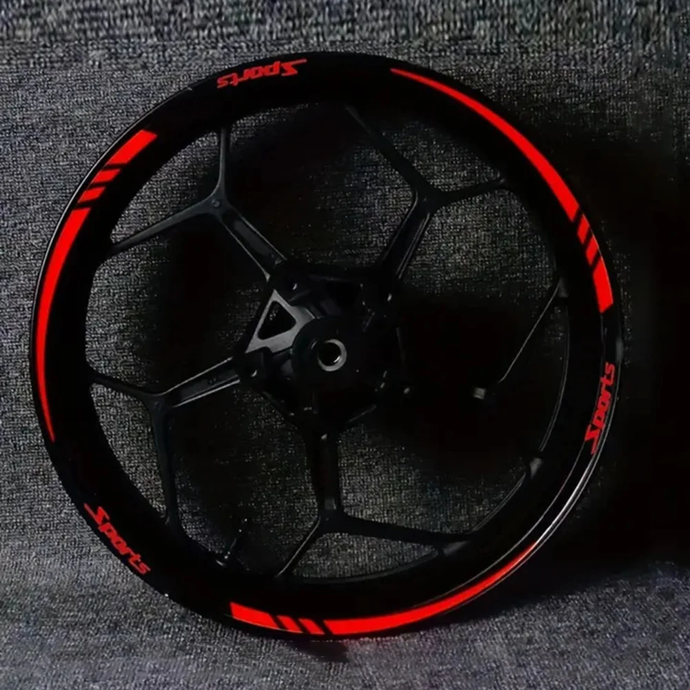 18-21 بوصة دراجة عاكس ملصق الشارات إطار دراجة رسائل الزخرفية ملصق دراجة نارية الإطارات الشارات دراجة دورة الملحقات #6