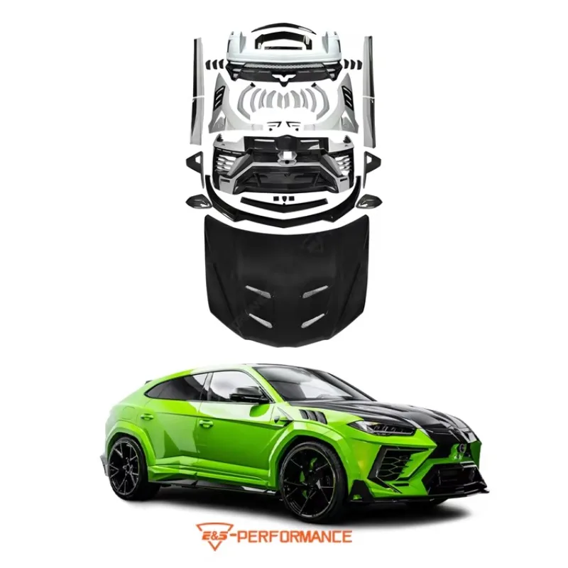 

New Design M Style Dry Carbon Fiber Front Bumper Rear Diffuser Side Skirts Hood Mirror Cover Car Body Kit for URUS