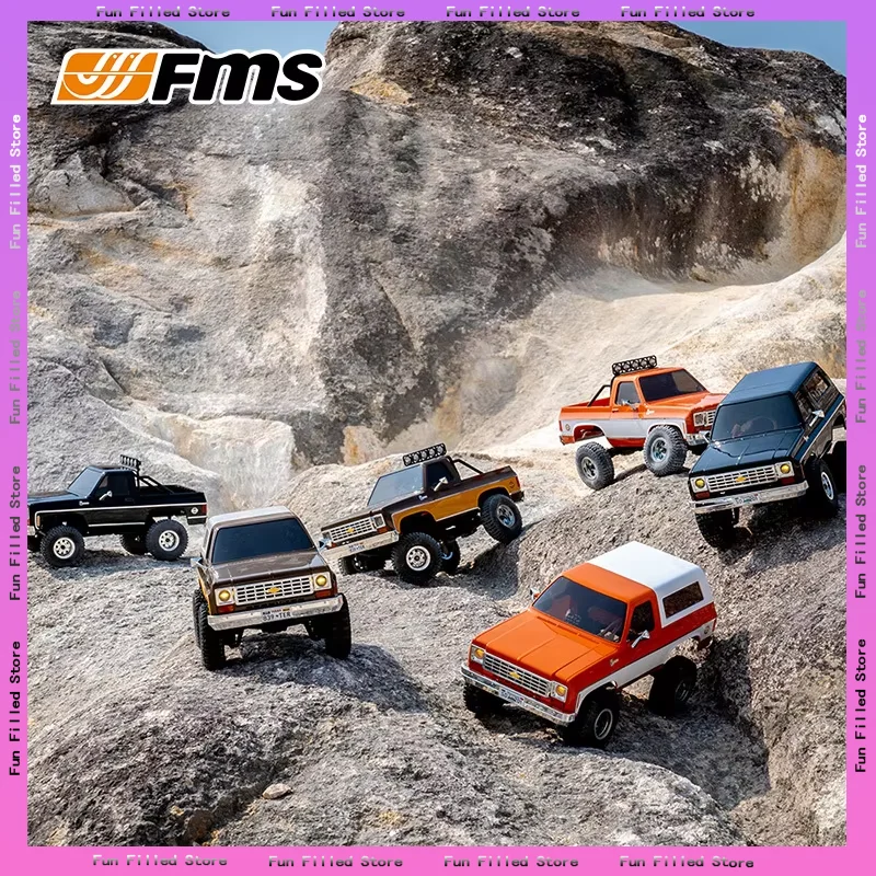 Fms 1/24 Fcx24 K5 Rc รถกระบะรีโมทคอนโทรลปีนเขา Off-Road รถจําลองความเร็วคู่เกียร์ของเล่นเด็กของขวัญ