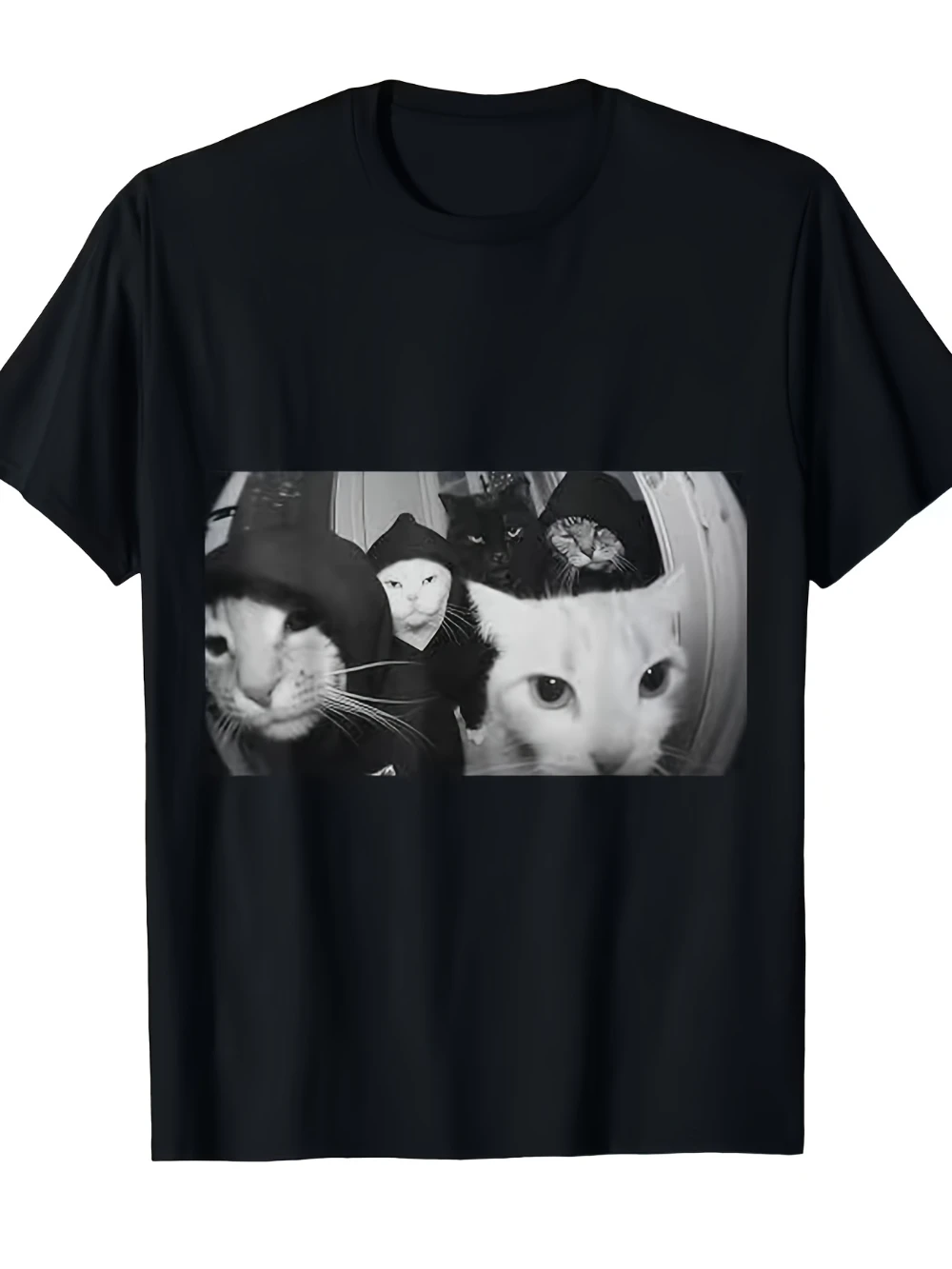 Camiseta con estampado retro de Ganster para hombre, camiseta clásica de manga corta Ganster Esin Tan y Tom, adecuada para uso informal en la calle