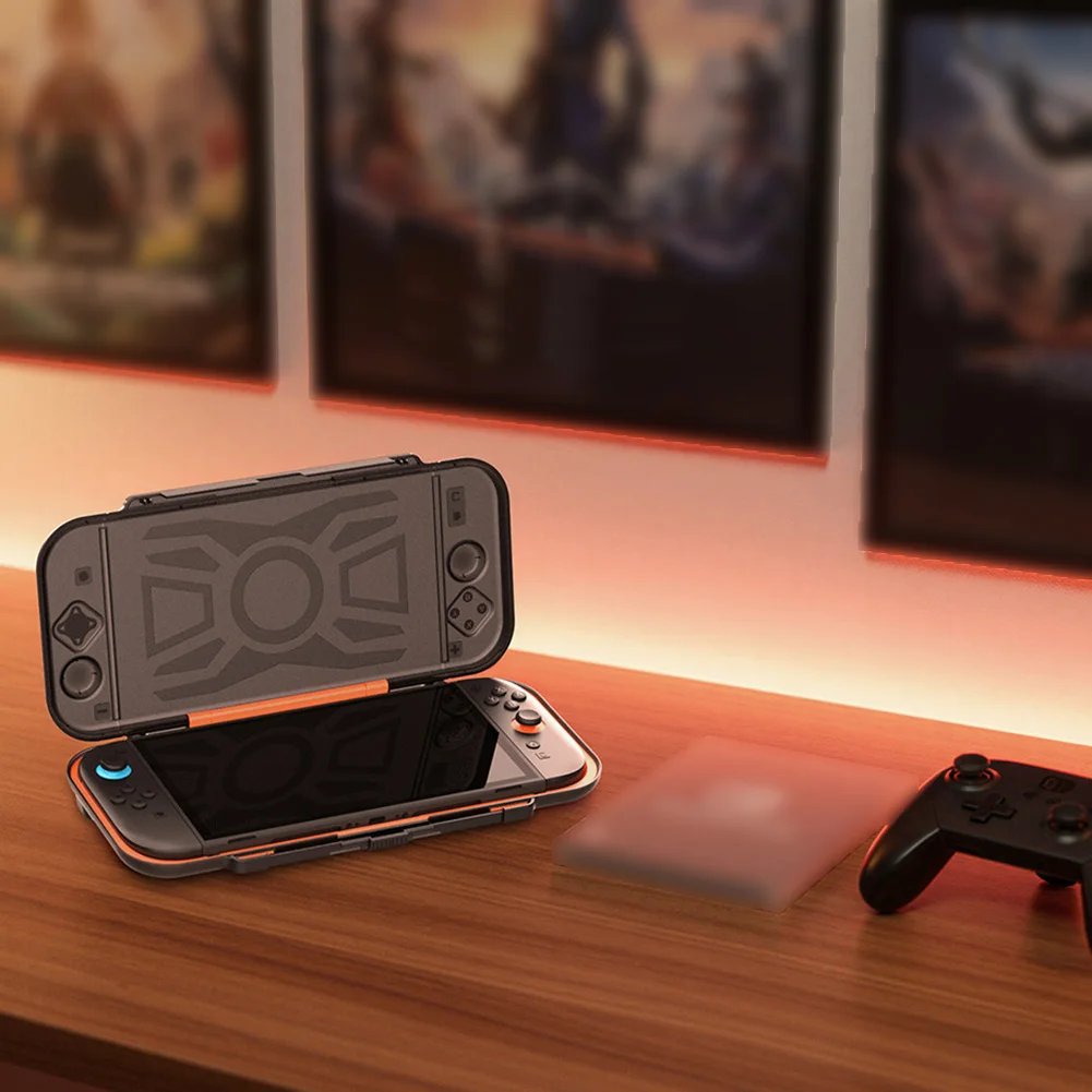 

Чехол для переноски игровой консоли Nintendo Switch 2, магазин 14, игровые картриджи, устойчивая к царапинам жесткая коробка, игровые аксессуары