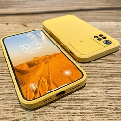 Poco X4 X 4 Pro X4pro Casing Mewah Asli Silikon Cair Persegi Penutup Lunak untuk Xiaomi Poco X4 Pro 5G Poco X 4 Pro Pocox4 Pro