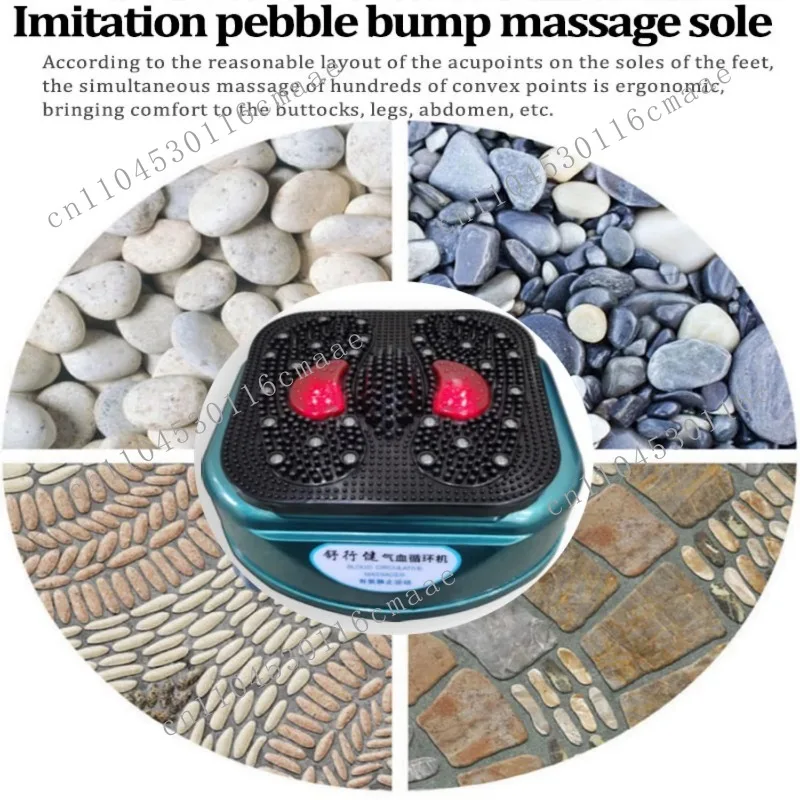 Speed adjustable spiral health care qi and blood circulation machine deep tissue massage machine foot massager