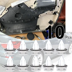 10Pcs For BMW 5 Series E60 E61 F07 F10 F11 2003 - 2016 Door Card Panel Fascia Lining Interior Trim Clips Rivets 525 530 540 i/d