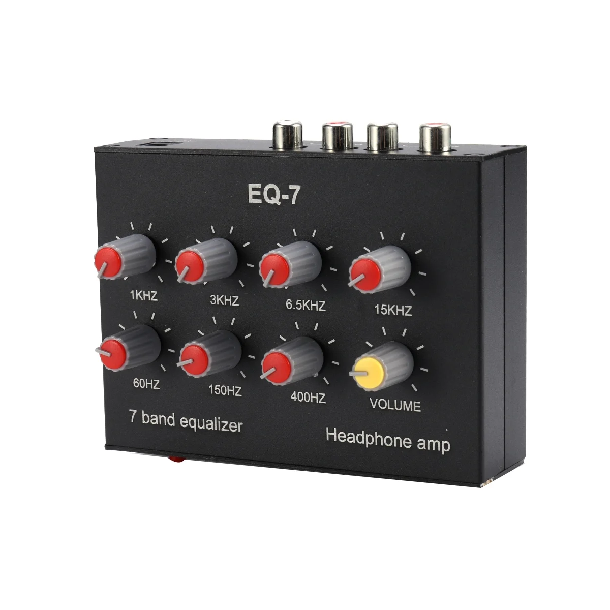 EQ-7 Car Audio Headset Amplifier 7-Band EQ Equalizer 2 Channel Digital Sound Equalizer