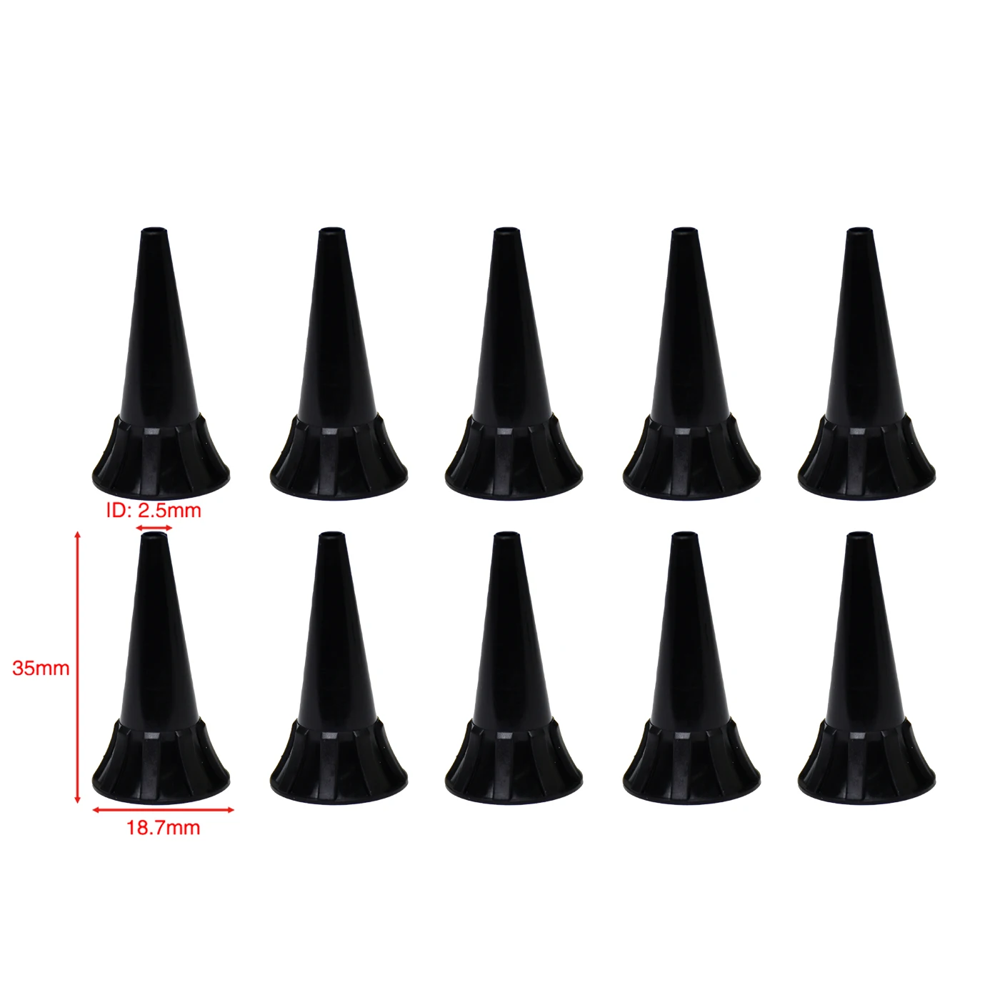 Kit de repuesto de calcetines de oreja desechables para adultos y niños, 10 Uds., para espéculo otoscopio