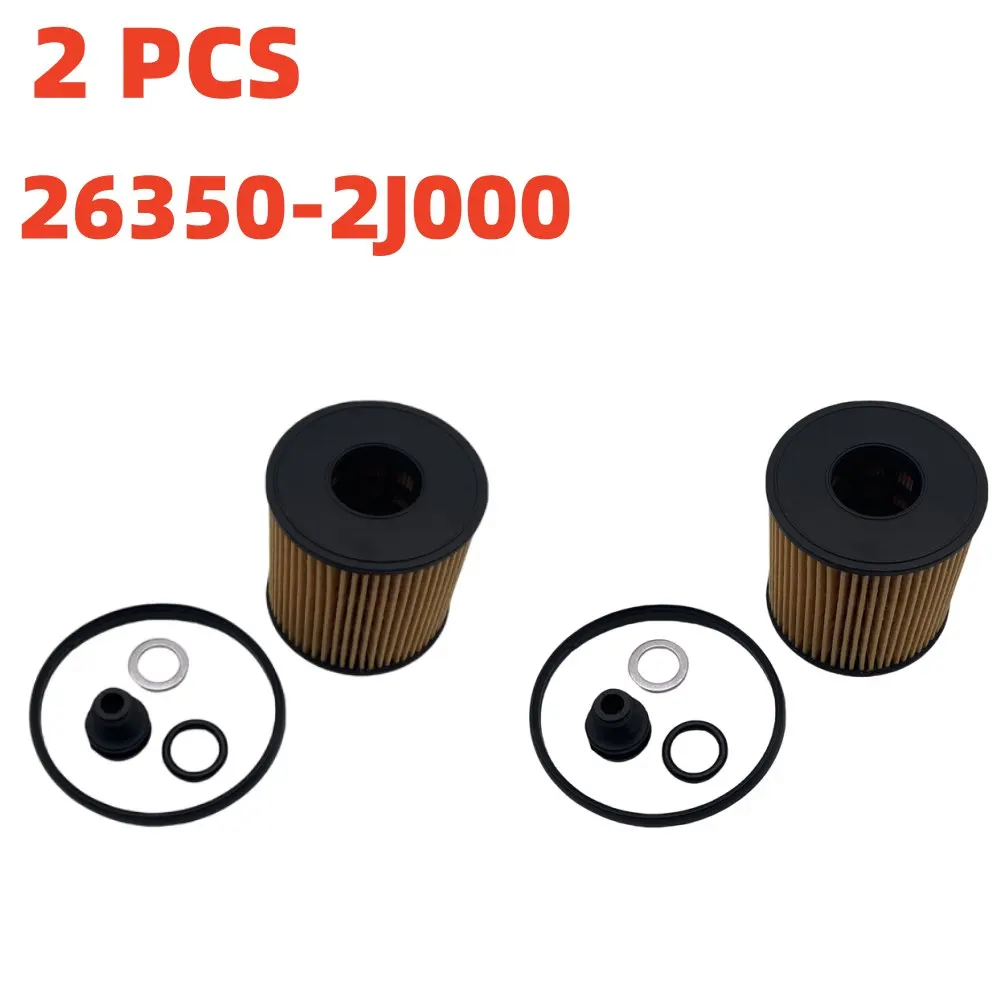 

Комплект масляного фильтра 1/2/4 шт. для Hyundai Elantra Kona Sonata Kia Sportage 2021-2023 годов 26350-2J000