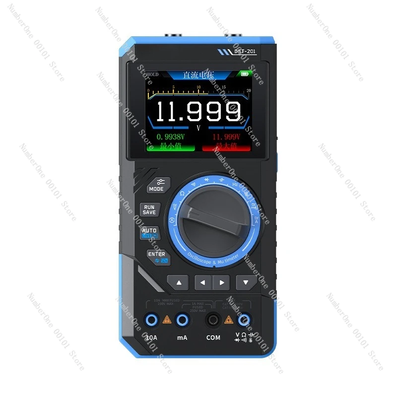 

Цифровой мультиметр DST210 DST201 3-в-1 с частотой 10 МГц, осциллографом 48 МВыб/с и генератором сигналов для тестирования электроники