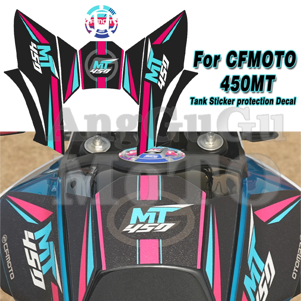 

For CFMOTO 450MT 450 MT Motorcycle Anti Slip Fuel Oil Tank Pad Side Knee Grip Decal Decorative Protector Sticker Pads Stickers