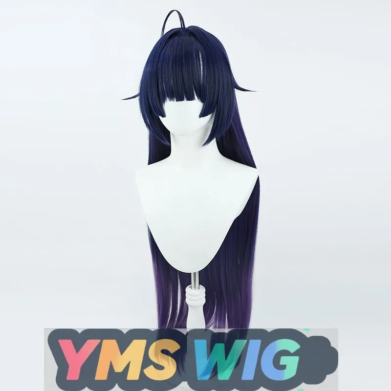 [Peluca YMS] Honkai Impact 3.o reina del trueno cien fantasmas cielo atardecer trueno ley hombre Cos peluca simulación cuero cabelludo