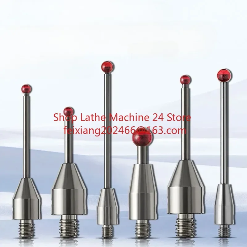 

M4 Threaded Three-coordinate Stylus CNC Probe Ruby Probe Tungsten Carbide Stylus 1PC