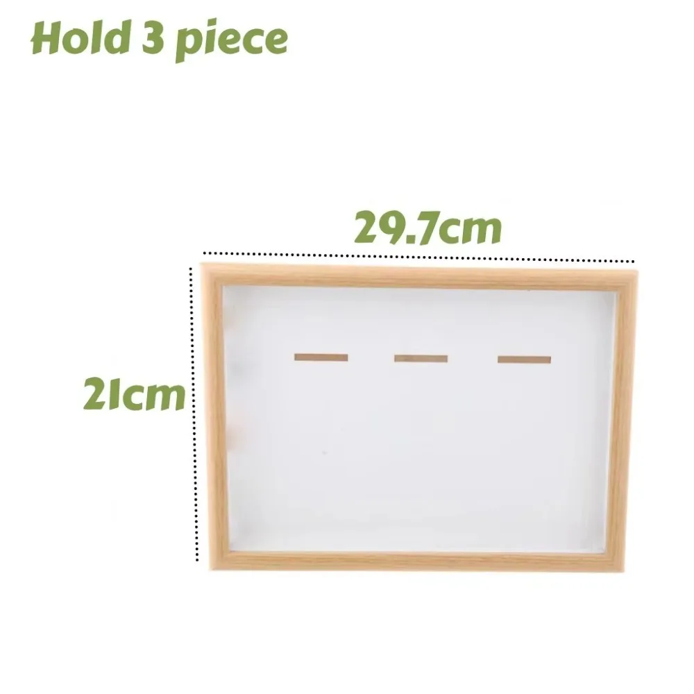 Wooden Photo Frame Honor Medal Display Dust-Proof Display Case Wear-resistant Picture Frame