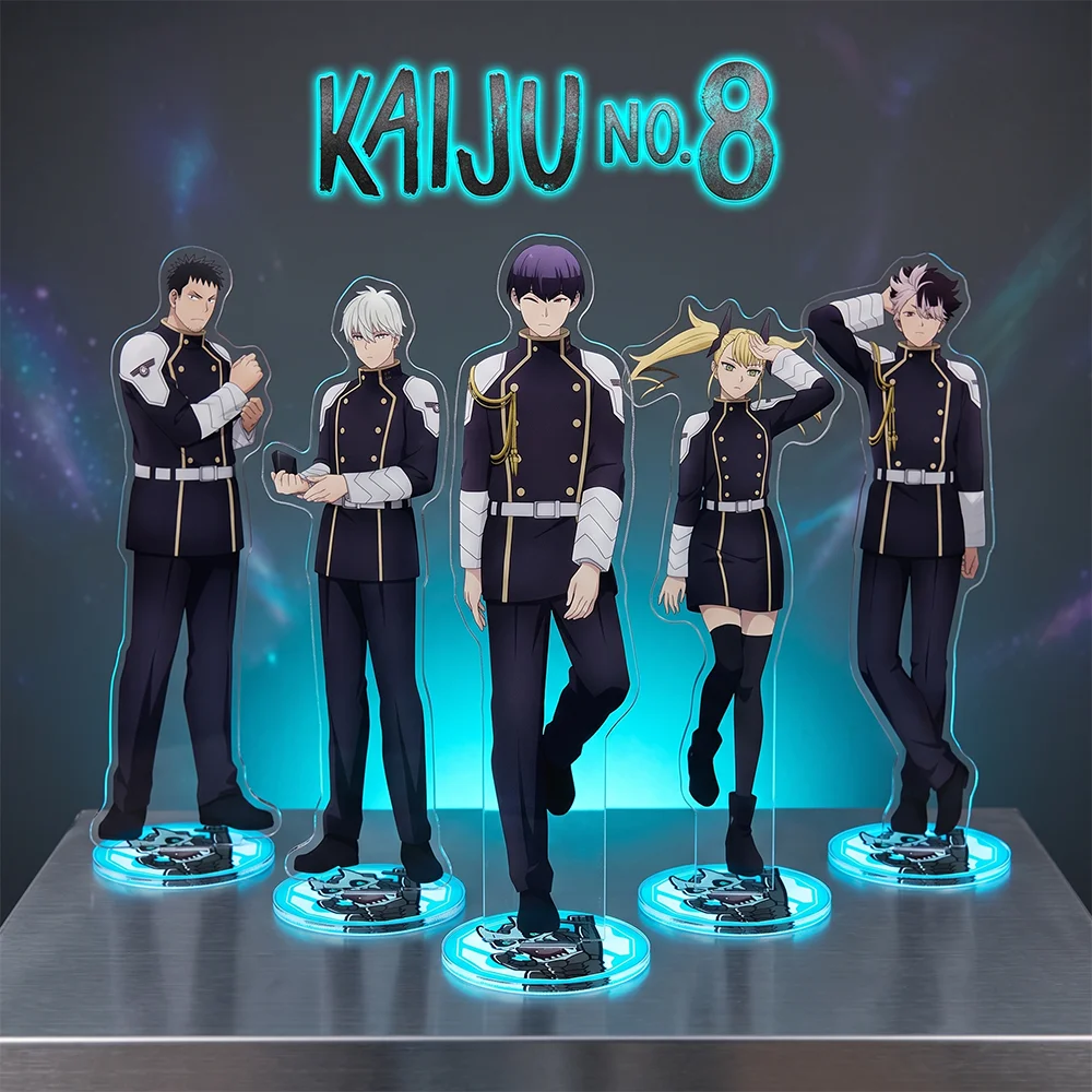 KAIJU NO.8 Kafka Mina Reno 15CM Acrylic Stand Keychain 2026 New Anime Stand Desktop Ornament Cosplay Gift Anime Collection