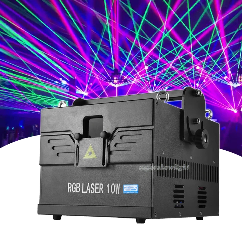 Newest 10W Laser Lights Full Color RGB Laser Light 10w rgb animation laser beam lights