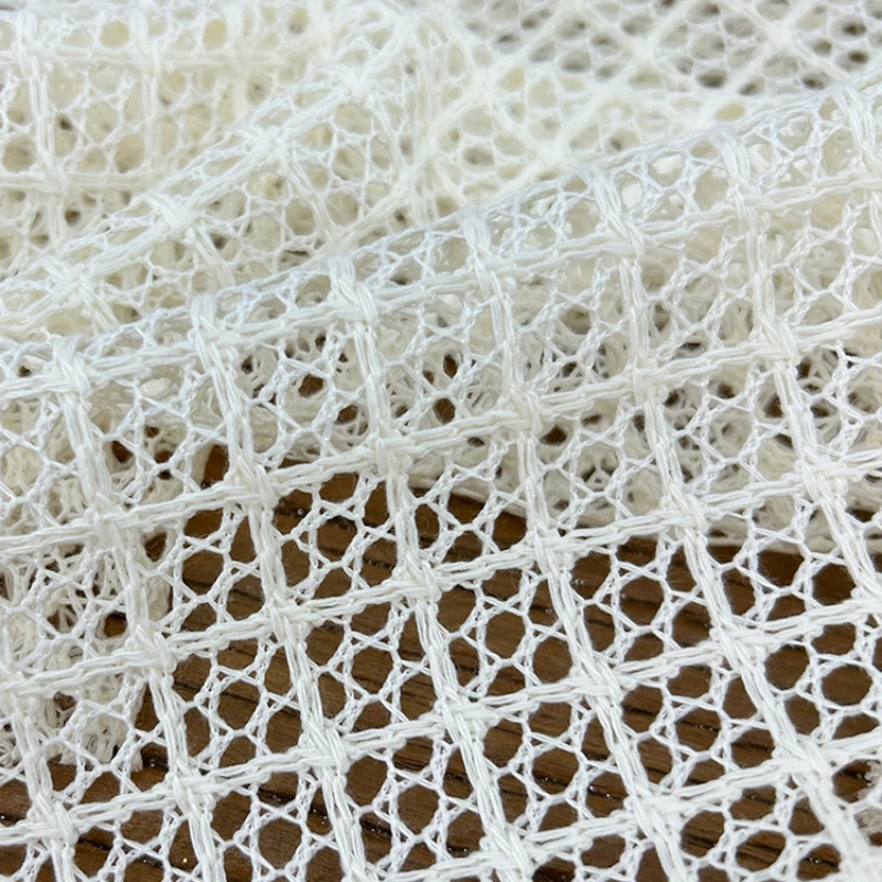 Lace Mesh Fabric for Fishing Net Wedding Dress Accessories Fashion Designer Diy Sewing Material Cloth Handmade Wholesale