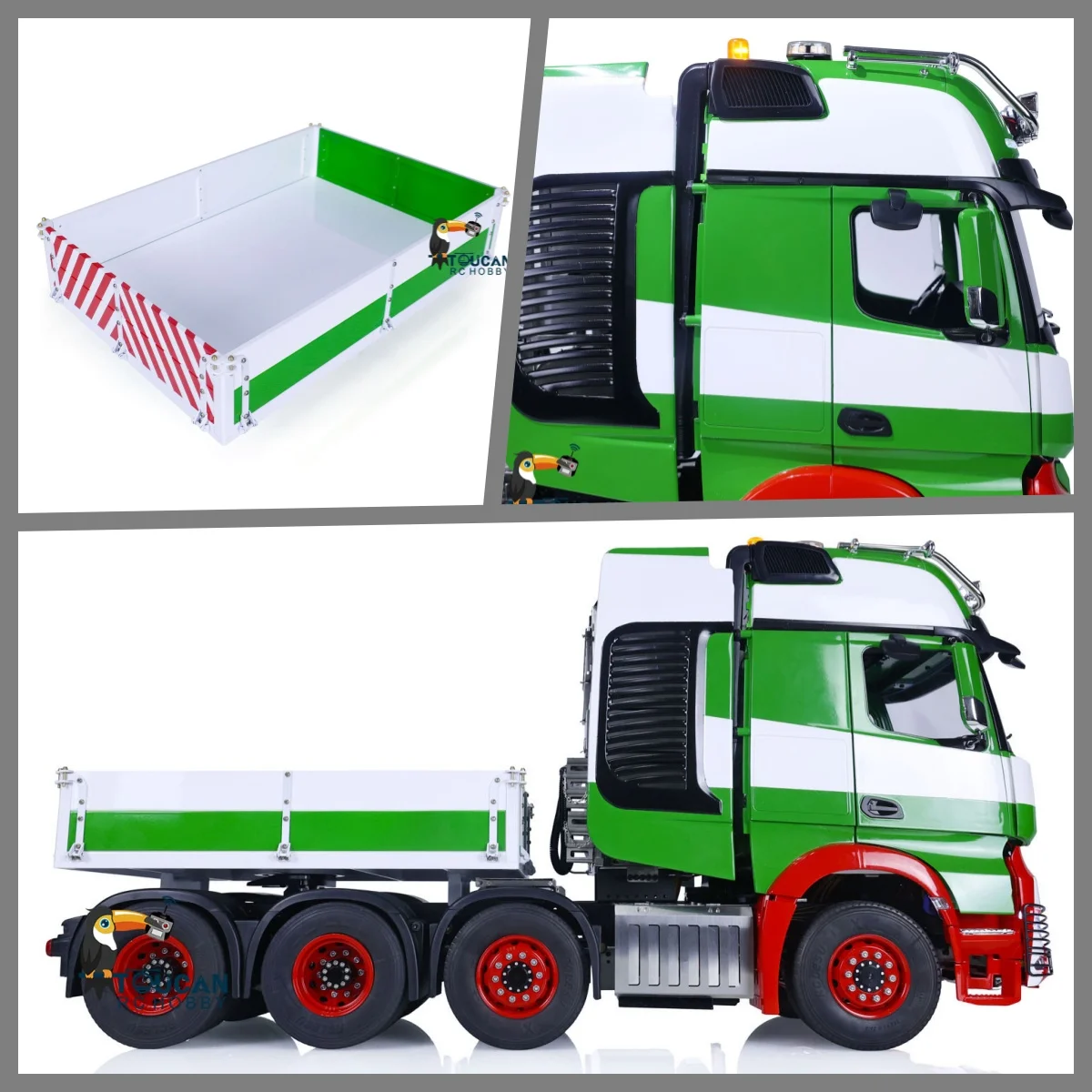 

RTR LESU 8x8 RC Трактор Грузовик 1/14 Металлическая модель автомобиля с дистанционным управлением Ведро Звук Свет Дим Инженерная строительная машина Игрушка