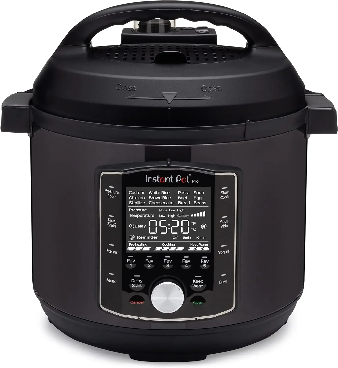 Kostenloser Versand. Instant Pot Pro 10-in-1-Schnellkochtopf, Slow Cooker, Reis-/Getreide kocher, Dampf garer, Sauté, Sous Vide, Joghurt hersteller,