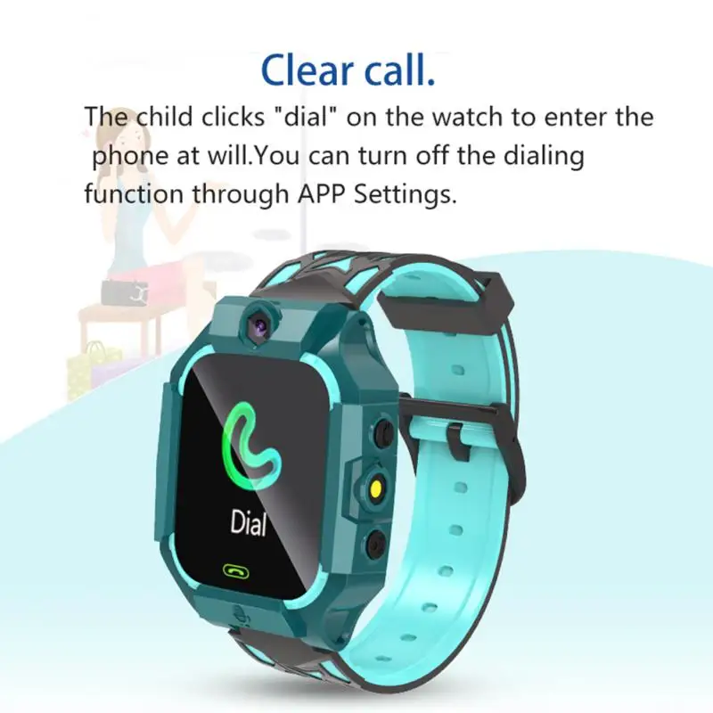 Kids Smart Watch Sim Card SOS Call Phone Smartwatch For Children Watch Waterproof Camera Location Tracker Gift For Boys And Girl