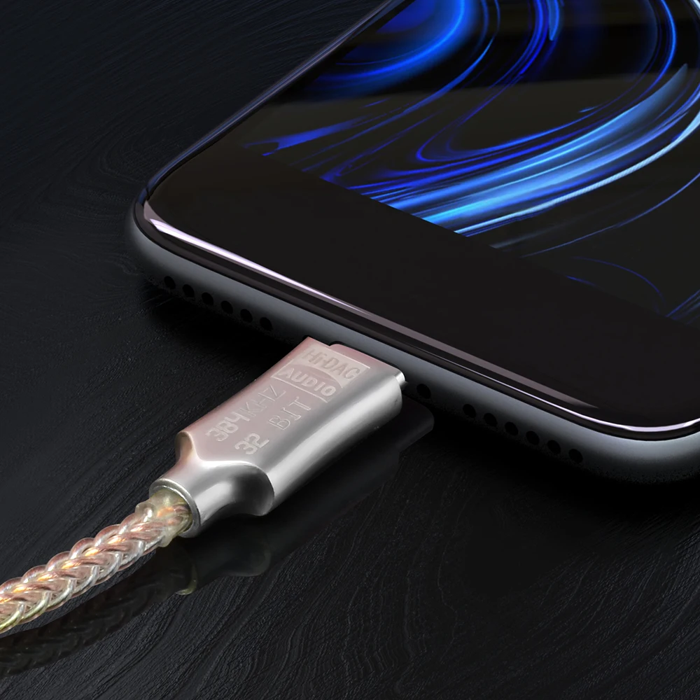 Decodificação de áudio digital portátil, USB tipo C para 3,5mm para USB C, Hifi DAC, ALC5686