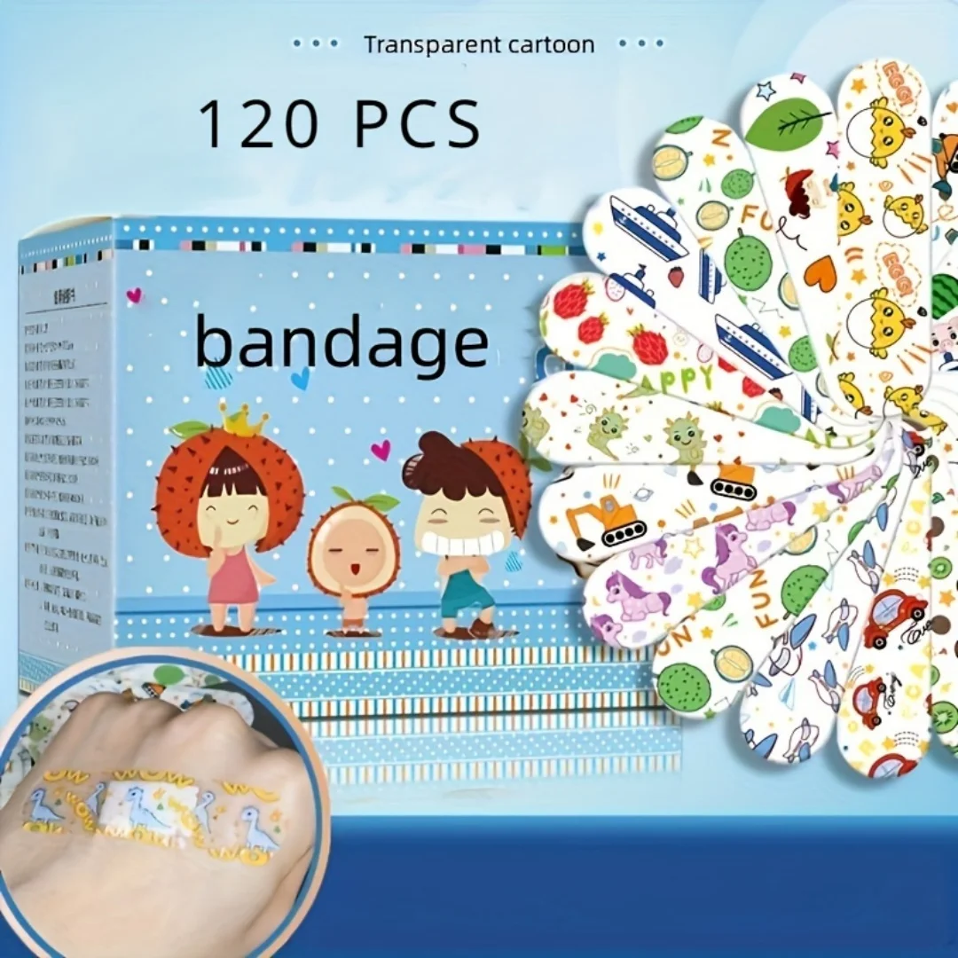 

Cartoon Bandage Waterproof And Breathable Medical Transparent Wound Hemostasis Plaster, Foot Anti-friction Sticker