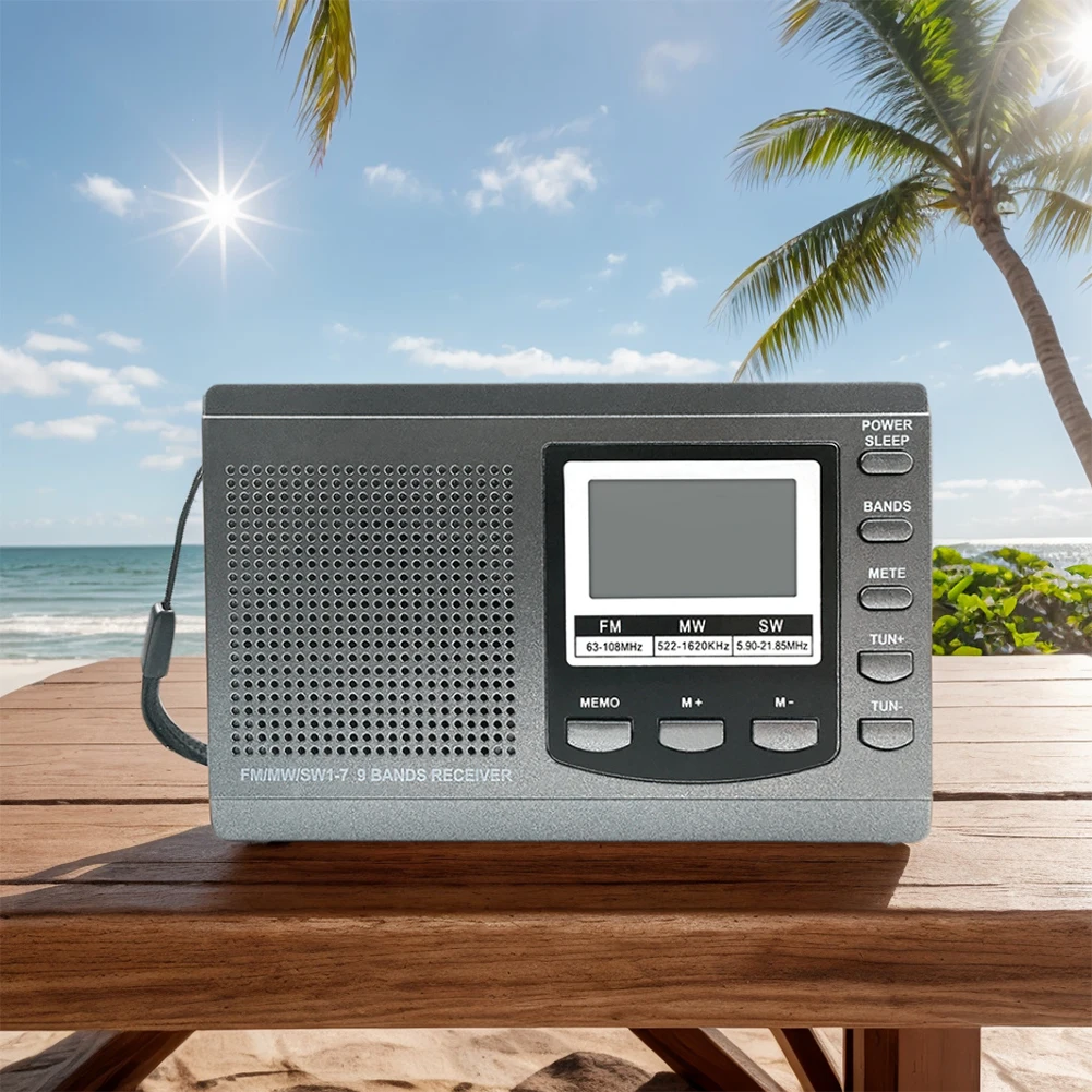 Radio portátil Antena telescópica FM MW SW Radio Vintage Radio Regalos para personas mayores