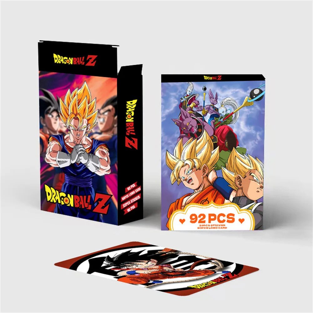 92 шт. аниме Dragon Ball Z LOMO Card Master Roshi Vegeta Trunks Super Saiyan Son Goku Chichi в штучной упаковке детские игрушки куклы подарки 92 шт. аниме Dragon Ball Z LOMO Card Master Roshi Vegeta Trunks Super Saiyan Son Goku Chichi в штучной упаковке детские игрушки куклы подарки