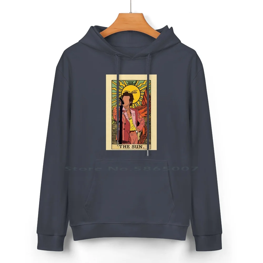 Harry The Sun Pure Cotton Hoodie Sweater 24 Colors Music Cool Pop Rap Styles 2020 2021 Sun Album Cover Trend 100% Cotton Hooded