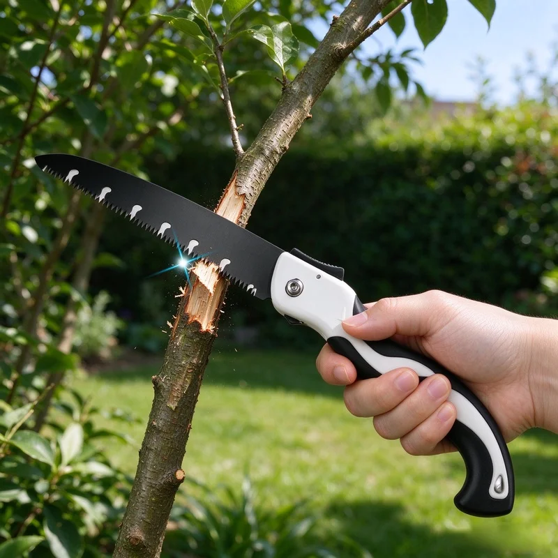 Portable Foldable Branch Trimmer Saw,Multi-use Hand Cutting Saw for Garden Maintenance & Outdoor Woodcutting, Christmas Stocking