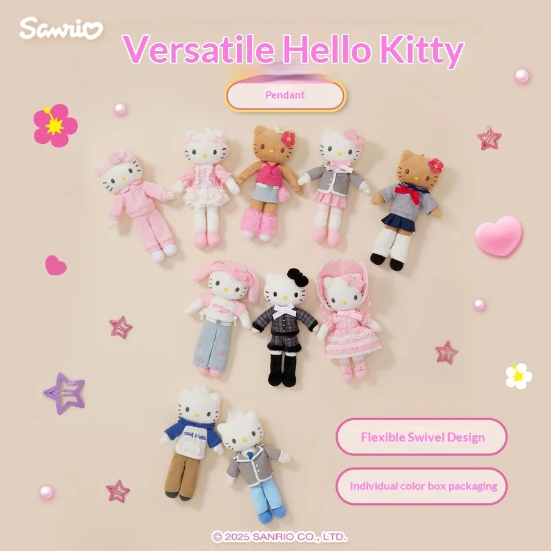 

Sanrio Hello Kitty Series Daniel Versatile Pendant Plush Toy Cute Cat Character Stuffed Animal Gift For All Ages