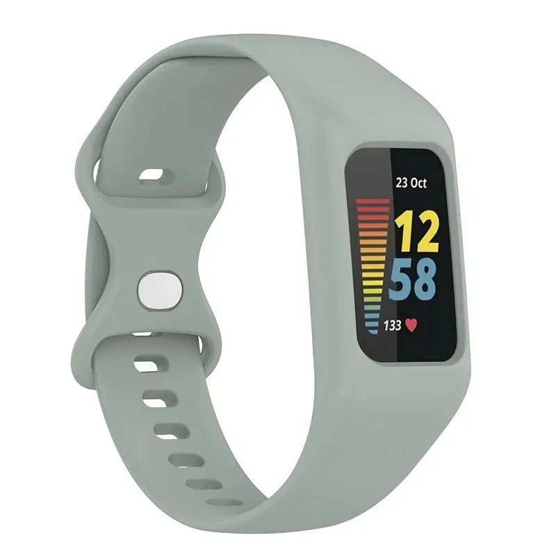 سيليكون Smartwatch الفرقة ل Fitbit Charge 6 5 4 3 se قطعة واحدة حزام + حافظة ل Fitbit Charge 6 كوريا درع شريط للرسغ سوار