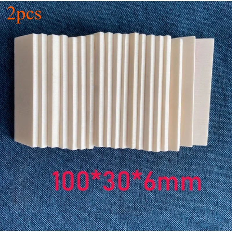 Hot Sell Buffalo Bovine Bone Knife Handle Scales Slabs DIY Carving Material 100x30x6mm 2pcs