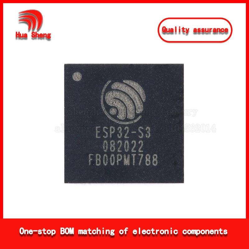 Original Genuine Esp32-S3 Qfn-56 Wi-Fi+Bluetooth 5.0 32-Bit Dual-Core Mcu Chip