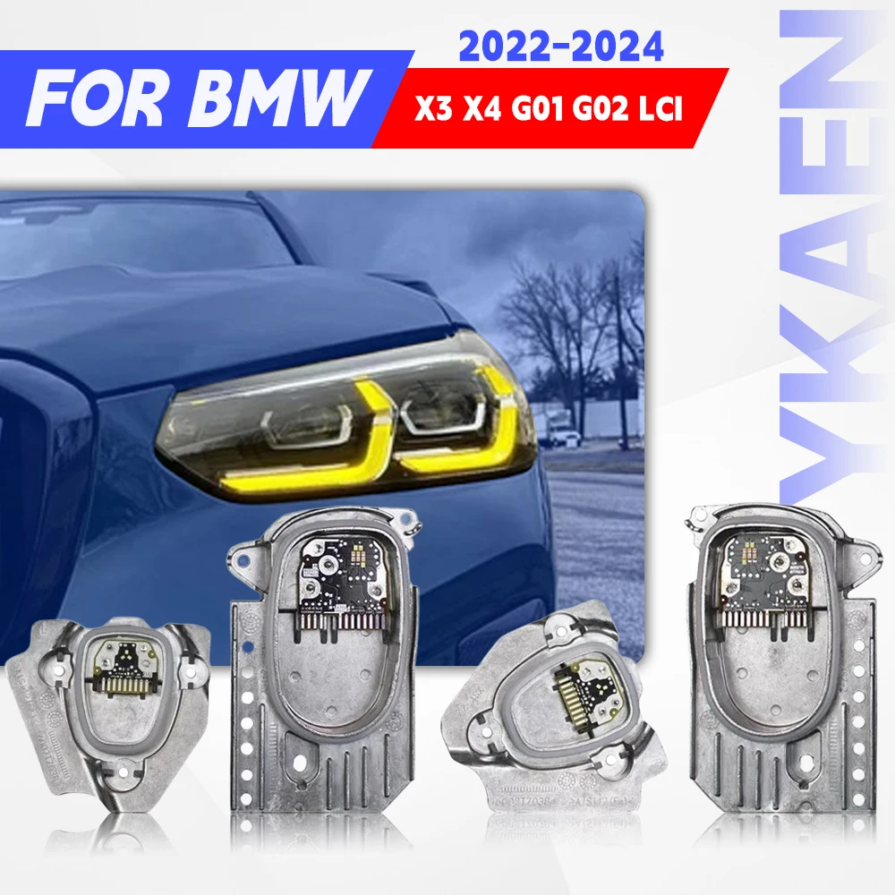 

Yellow Daytime Running Light Turn Signal Module For 22-24 BMW X3 G01 X3M F97 X4 G02 X4M F98 LCI LED Headlight 5A0E623 5A0E626