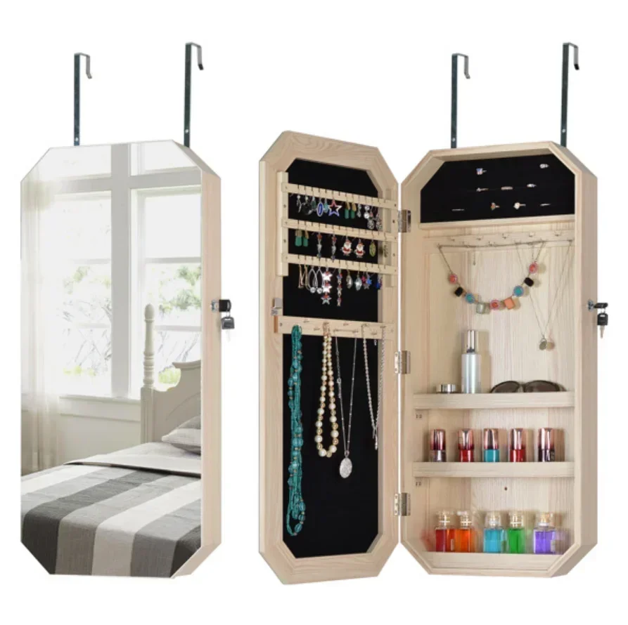 Armoire de rangement miroir de maquillage cadre photo décoratif rangement objectif miroir armoire bijoux armoire de rangement