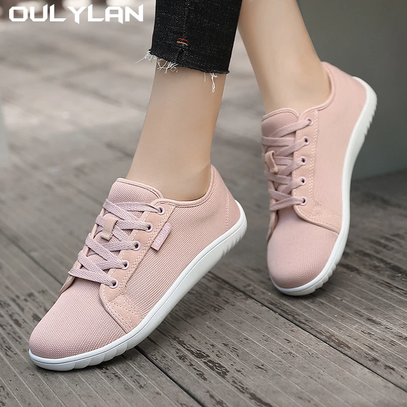 Oulylan Breathable Wide Width Sneakers for Men Women Mens Barefoot Shoes Running Wide Toe Box Shoe Tennis Walking Shoes