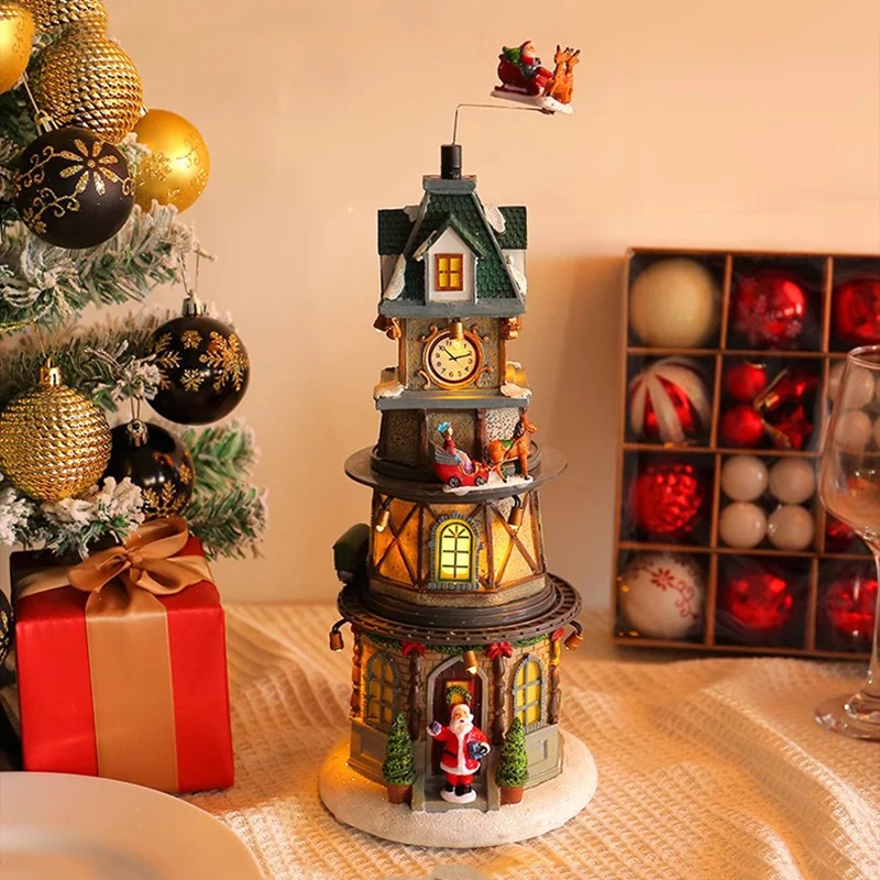 

Birthday Girls Christmas Music Box Party Supplies New Year Collection Living Room Christmas Music Box Small Hogar Home Product