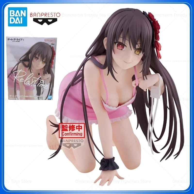 

In Stock Bandai Banpresto Original Anime Date A Live V Relax Time Tokisaki Kurumi Action Figure Model Toy Collection Gift DT