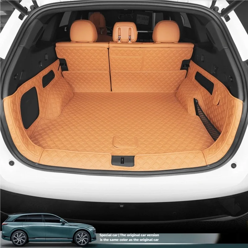 For Xpeng G9 2023-2026 New Leather Trunk Mats Fully Surrounded Waterproof Non-Slip Liner Custom Floor Mat